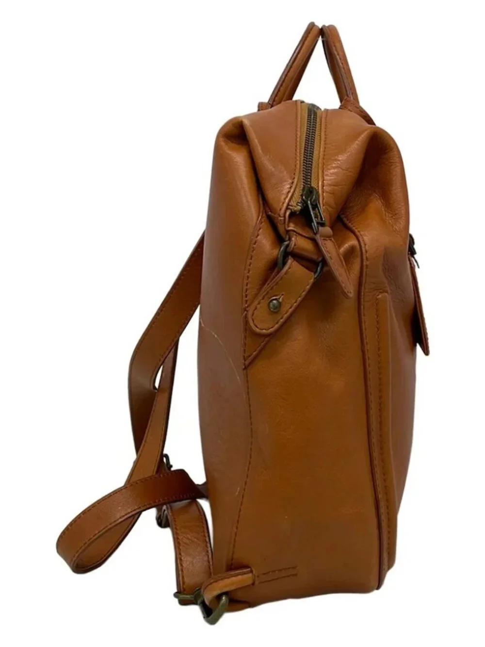 Motherhouse Light Brown Leather Backpack